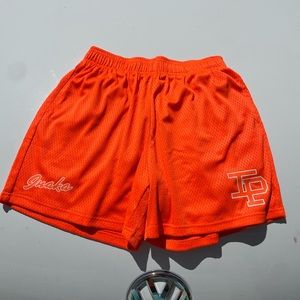 Inaka Power Mesh Shorts Neon Orange - Large